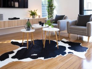 Add A Cowhide Rug for Instant Texture And Natural Style