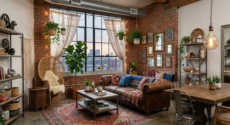 How to Mix Bohemian and Industrial Interior Design Styles