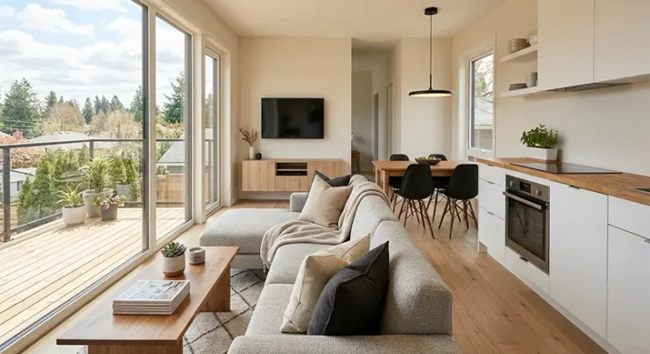 Modern Small Home Design Ideas with Open Floor Plans