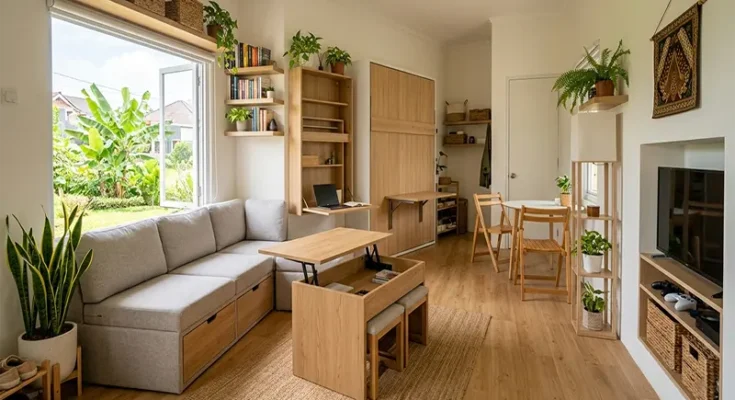 Space-Saving Furniture Ideas for Small House Living Rooms