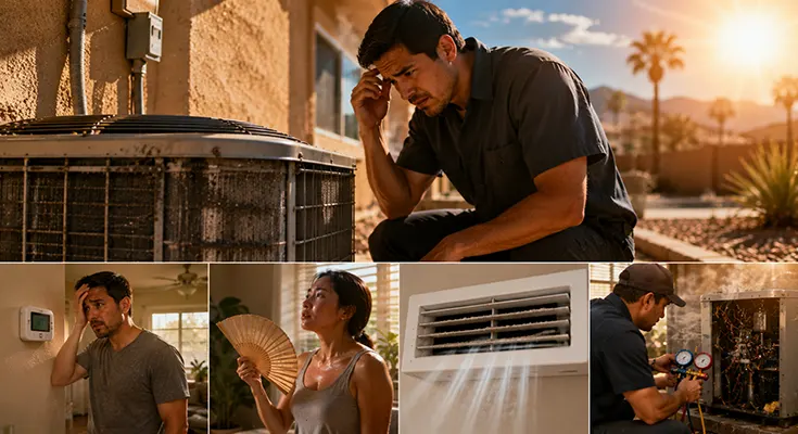 Recognizing Early Warning Signs of AC Strain in High-Temperature Climates